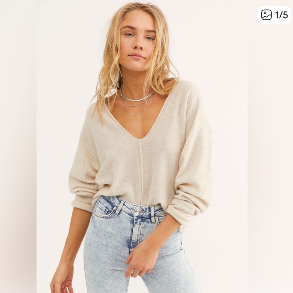 Free People Solitaire Cashmere sweater